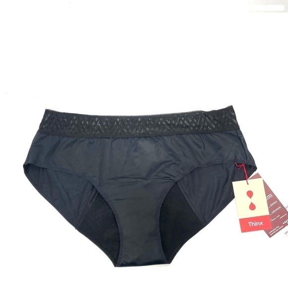 NWT Thinx Hiphugger black 3XL M328 - Picture 2 of 8